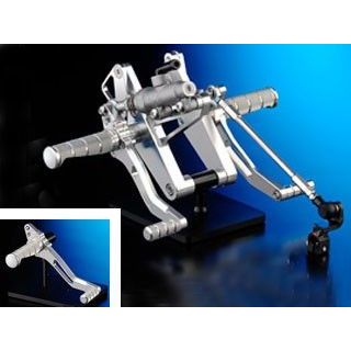 NITRO RACING バックステップ ベアリングタイプ マスターシリンダー無 カラー シルバー BS-02RNS-BR ナイトロレーシング バックステップ関連パーツ Z1000J/Z1000R Z1100R/Z1100GP