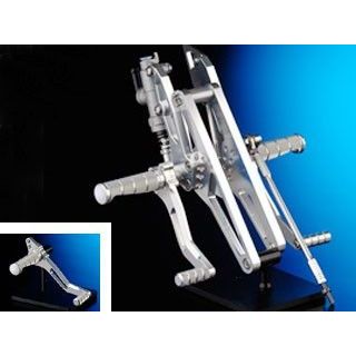 NITRO RACING バックステップ ベアリングタイプ マスターシリンダー付 カラー シルバー BS-10RYS-BR ナイトロレーシング バックステップ関連パーツ GSX1100S KATANA（Final Edition）｜パークアップ 店