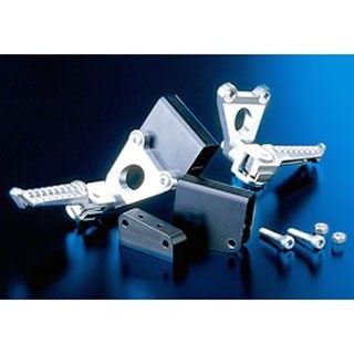 NITRO RACING タンデムステップブラケットキット Type-1 バー無 カラー シルバー BS-TS05NS ナイトロレーシング タンデムステップ関連パーツ GPZ750R/GPZ900R（Ninja）｜パークアップ 店
