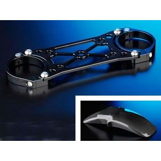 NITRO RACING OHLINS φ43正立Fフォーク用 天吊りカーボンフェンダーキット ネイキッド17・18インチ共用 カラー ブラック/ブラック NI-TFNC-CBB ナイトロレーシング フェンダー