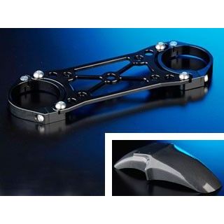 NITRO RACING OHLINS φ43正立Fフォーク用 天吊りカーボンフェンダーキット レーシング17インチ専用 カラー ブラック/ブラック NI-TFRC-CBB ナイトロレーシング フェンダー