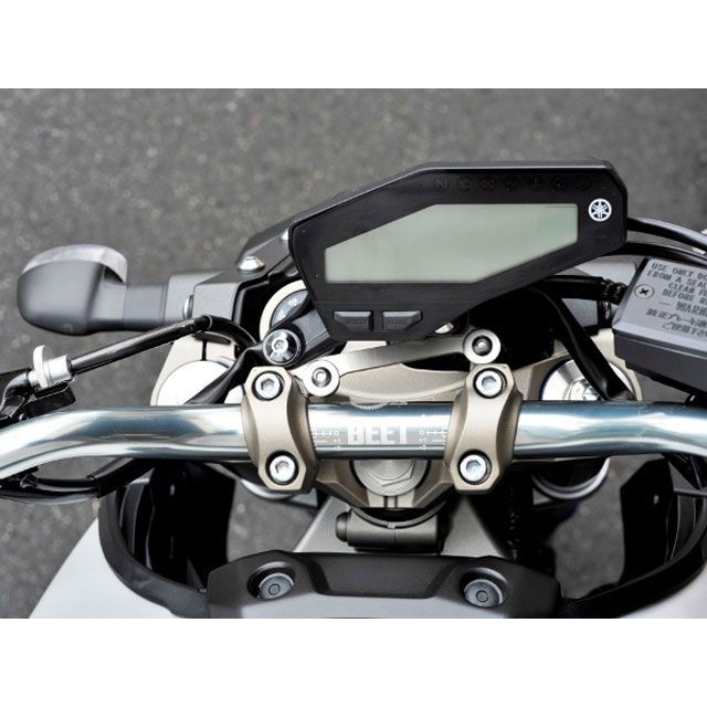BEET テーパーハンドルバー メーターオフセットステー付き 0605-Y46-TP ビートジャパン ハンドル関連パーツ MT-09