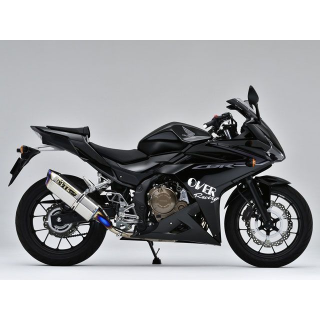 OVER RACING TT-Formula RS フルチタン スリップオンマフラー ・17-101-11 オーバーレーシング マフラー本体 CBR400R