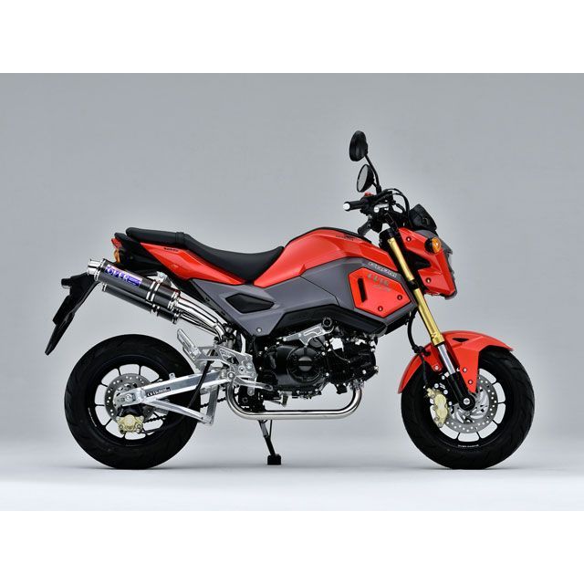 OVER RACING ツイン フルエキゾーストマフラー サイレンサー チタン ・16-221-12 オーバーレーシング マフラー本体 GROM
