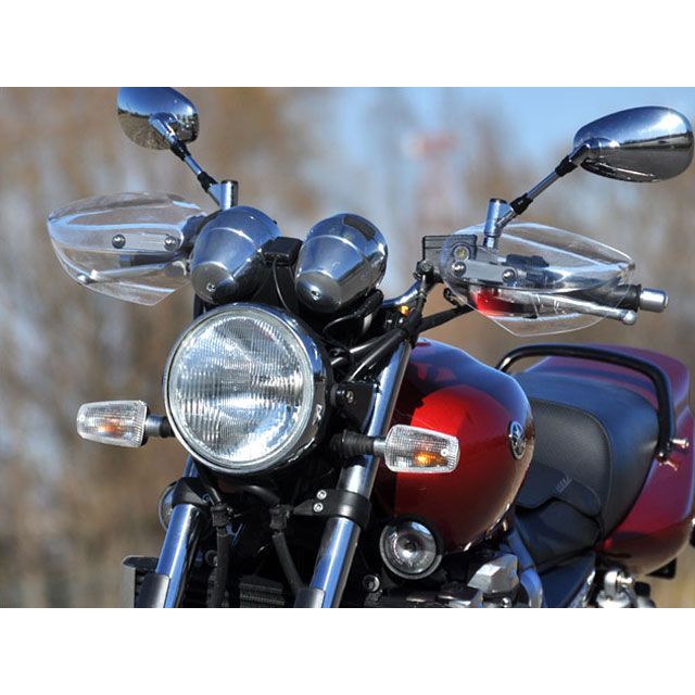 CHIC DESIGN ナックルガード ガイラガントレット カラー クリア GG33 シックデザイン ハンドル周辺パーツ XJR1300|パークアップ 店