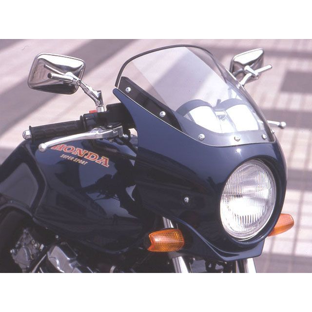 CHIC DESIGN ハイグレード・ビキニカウル マスカロード カウルカラー モーリタニアバイオレットメタリック スクリーンカラー スモーク MQ02-MVI/2 シックデザイン カウル・エアロ CB400SF/Ver.S|パークアップ 店
