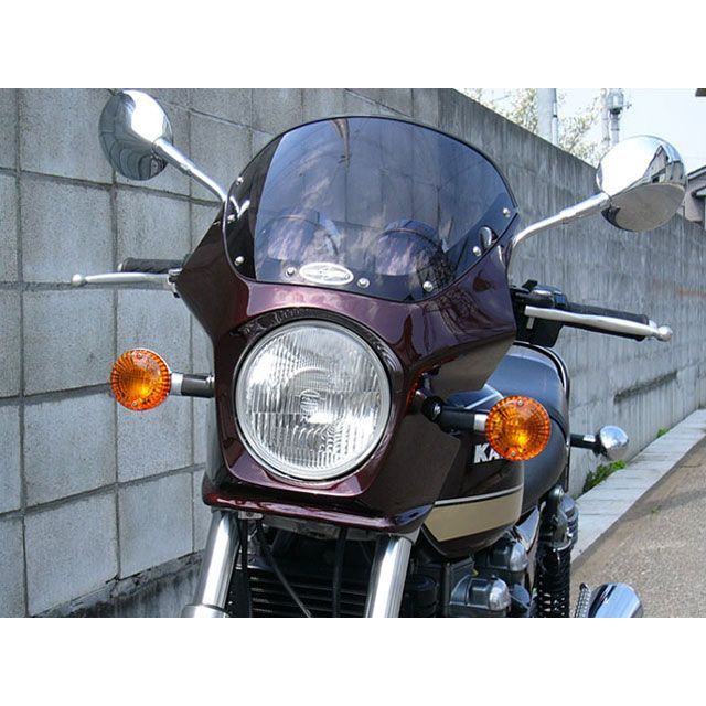 CHIC DESIGN ハイグレード・ビキニカウル マスカロード カウルカラー ギャラクシーシルバー スクリーンカラー スモーク MQ05-GSV/2 シックデザイン カウル・エアロ ZEPHYR750/RS|パークアップ 店