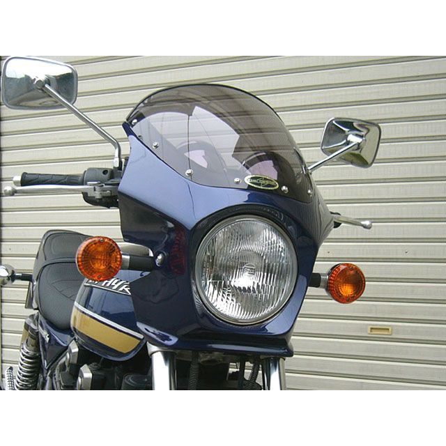 CHIC DESIGN ハイグレード・ビキニカウル マスカロード カウルカラー メタリックノクターンブルー スクリーンカラー スモーク MQ06-NBM/2 シックデザイン カウル・エアロ ZEPHYR ZEPHYR X|パークアップ 店