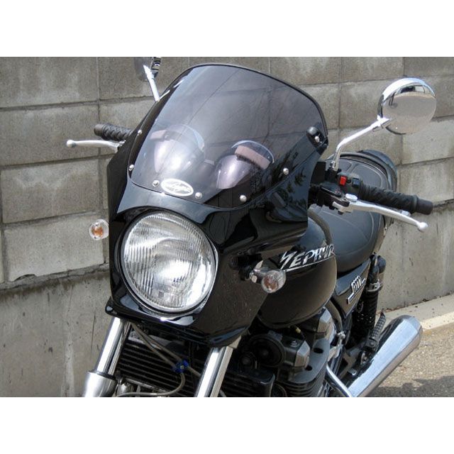 CHIC DESIGN ハイグレード・ビキニカウル マスカロード カウルカラー キャンディダイヤモンドブラウン スクリーンカラー スモーク MQ110-CDBR/2 シックデザイン カウル・エアロ ZEPHYR1100/RS｜パークアップ 店