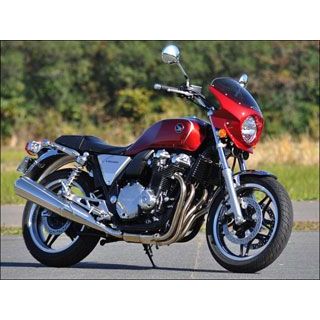 CHIC DESIGN ロードコメット2 カウルカラー ダークネスブラックメタリック スクリーンカラー クリア RCB60-DBKM シックデザイン カウル・エアロ CB1100｜パークアップ 店