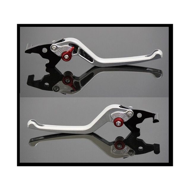 MADMAX NMAX125 NMAX155(N-MAX) 11段切替 3Dレバーセット カラー シルバー/カーボン MM05-Y004-SV マッドマックス レバー N-MAX125/155|パークアップ 店