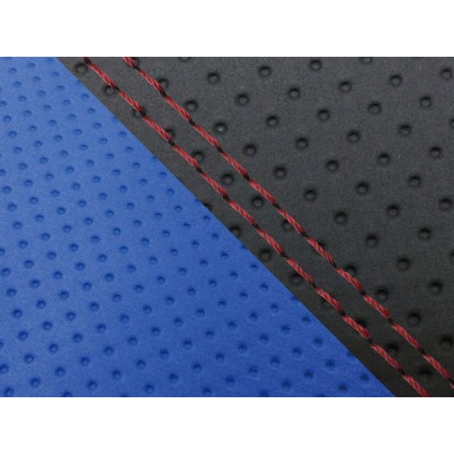 Grondement MT-09/FZ-09 国産シートカバー エンボス黒＆エンボス青 タイプ 張替 仕様 赤ダブルステッチ GH5562YC826SW40 グロンドマン シート関連パーツ MT-09/FZ-09