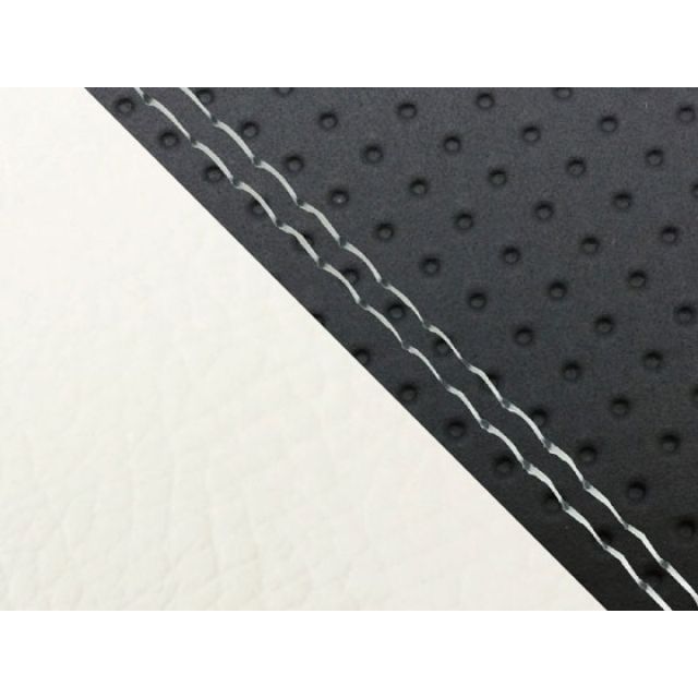 Grondement MT-09/FZ-09 国産シートカバー エンボス黒＆白 タイプ 張替 仕様 透明ダブルステッチ GH5562YC82SW0 グロンドマン シート関連パーツ MT-09/FZ-09