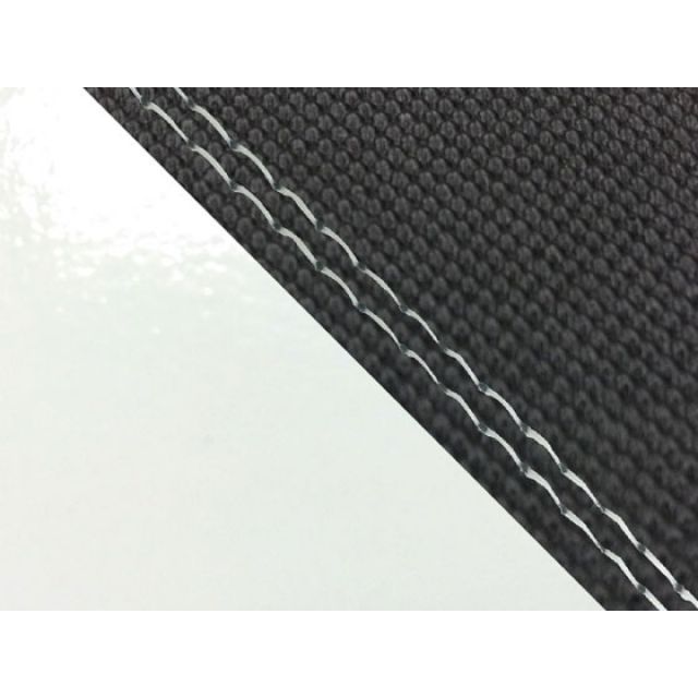 Grondement MT-09/FZ-09 国産シートカバー スベラーヌ黒＆エナメル白 タイプ 張替 仕様 透明ダブルステッチ GH5562YC4658SW0 グロンドマン シート関連パーツ MT-09/FZ-09