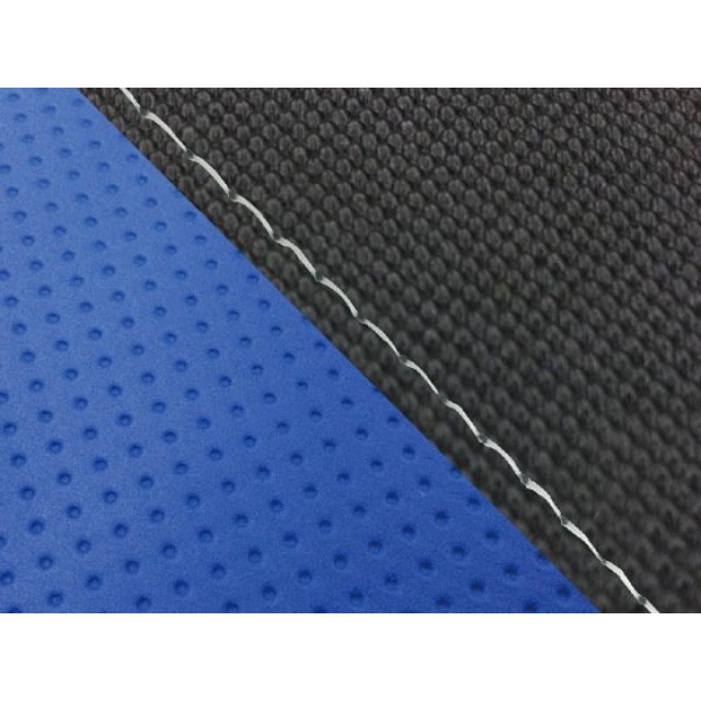Grondement MT-09/FZ-09 国産シートカバー スベラーヌ黒＆エンボス青 タイプ 張替 仕様 透明ステッチ GH5562YC4626S0 グロンドマン シート関連パーツ MT-09/FZ-09