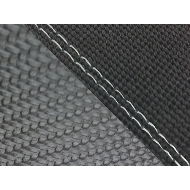 Grondement MT-09/FZ-09 国産シートカバー スベラーヌ黒＆カーボン黒 タイプ 張替 仕様 透明ダブルステッチ GH5562YC4616SW0 グロンドマン シート関連パーツ MT-09/FZ-09