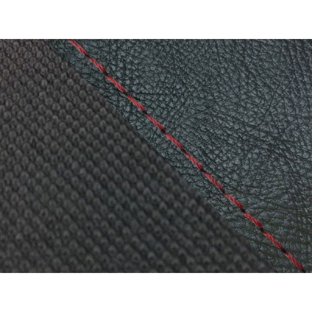 Grondement MT-09/FZ-09 国産シートカバー 黒＆スベラーヌ黒 タイプ 張替 仕様 赤ステッチ GH5562YC3746S40 グロンドマン シート関連パーツ MT-09/FZ-09