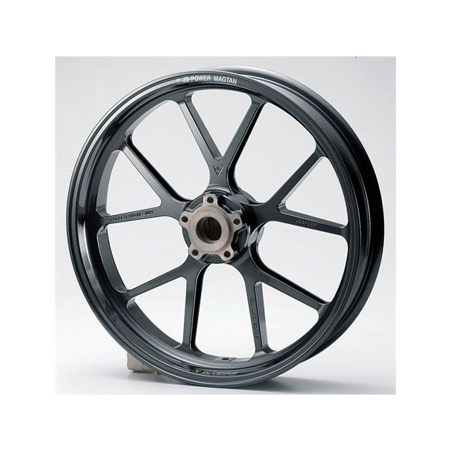 MAGTAN マグネシウム鍛造ホイール セット MAGTAN JB3 フロント：3.50-17/リア：6.00-17 カラー ガンメタリック JB3-702-01/GM マグタン ホイール本体 K1200S/R