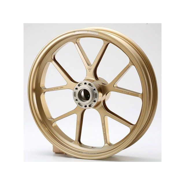MAGTAN マグネシウム鍛造ホイール セット MAGTAN JB3 フロント：3.50-17/リア：6.00-17 カラー ゴールド JB3-703-01/GD マグタン ホイール本体 R1200S