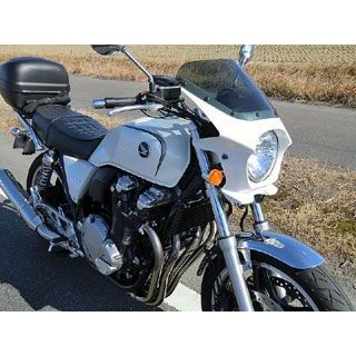 WW 汎用ビキニカウル DS-01 typeAero（パールミルキーホワイト） ds-01aero-2 ワールドウォーク カウル・エアロ CB1100｜パークアップ 店