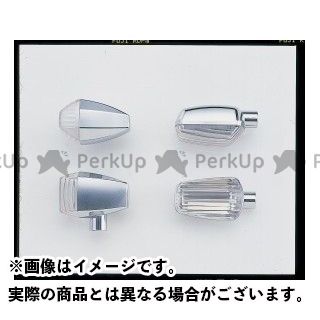 POSH Faith ZRタイプフロントウインカーシングル球付セット・クリスタル ボディカラー メッキ レンズカラー クリアー ・193086 ポッシュフェイス ウインカー関連パーツ 汎用