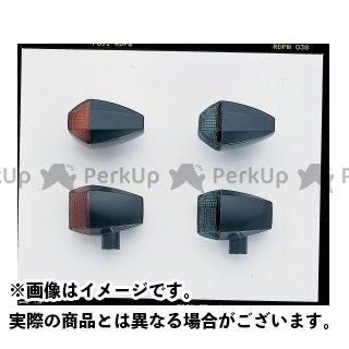 POSH Faith ZRタイプフロントウインカーダブル球付セット・スタンダード ボディカラー ブラック レンズカラー スモーク ・193483-06 ポッシュフェイス ウインカー関連パーツ 汎用｜パークアップ 店