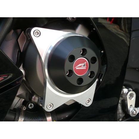 AGRAS レーシングスライダー スターターC カラー ジュラコン（R）/ブラック 342-487-006B アグラス エンジンカバー関連パーツ ZX-10R｜パークアップ 店
