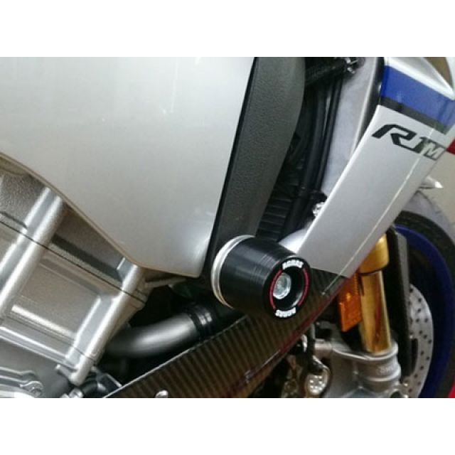 AGRAS レーシングスライダー フレームφ50 カラー ジュラコン/ホワイト タイプ ロゴ無 342-276-000 アグラス スライダー類 YZF-R1/M