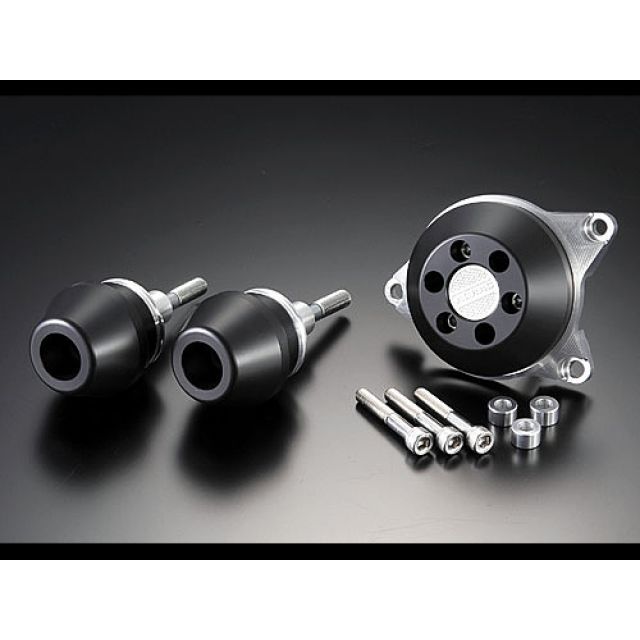 AGRAS レーシングスライダー 3点SET L カラー ジュラコン/ホワイト タイプ ロゴ有 342-267-007X アグラス スライダー類 FZ1 FZ1 FAZER