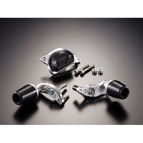 AGRAS レーシングスライダー 3点SET ジェネレーター カラー ジュラコン/ブラック タイプ ロゴ無 342-269-004B アグラス スライダー類 YZF-R1