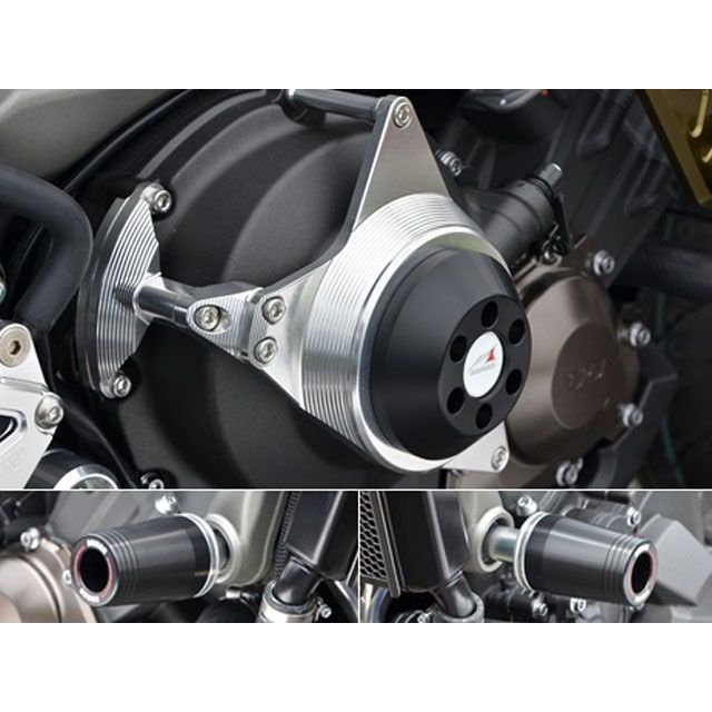AGRAS レーシングスライダー 3点セット フレームφ50+クラッチ カラー ジュラコン/ブラック タイプ ロゴ無 342-274-007B アグラス スライダー類 MT-07