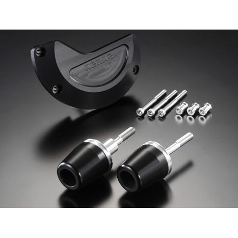 AGRAS レーシングスライダー 3点SET ジェネレーターB カラー ジュラコン/ブラック タイプ ロゴ無 342-369-004B アグラス スライダー類 GSX1300R