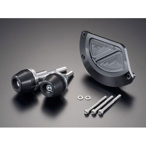 AGRAS レーシングスライダー 3点SET B カラー ジュラコン/ホワイト タイプ ロゴ有 342-387-005X アグラス スライダー類 GSR400/600