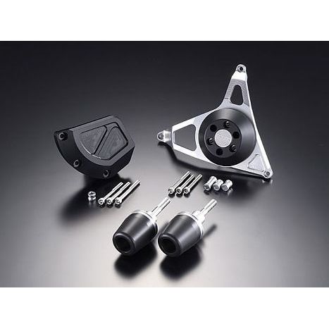 AGRAS レーシングスライダー 4点SET B カラー ジュラコン/ブラック タイプ ロゴ無 342-388-007B アグラス スライダー類 GSX-R1000