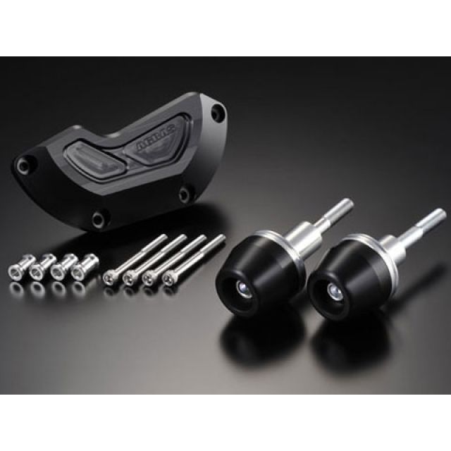 AGRAS レーシングスライダー 3点SET ジェネレーターB カラー ジュラコン/ブラック タイプ ロゴ無 342-395-008B アグラス スライダー類 GSX-R1000