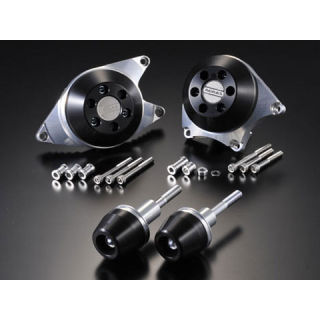 AGRAS レーシングスライダー 4点SET A カラー ジュラコン/ホワイト タイプ ロゴ有 342-395-012X アグラス スライダー類 GSX-R1000