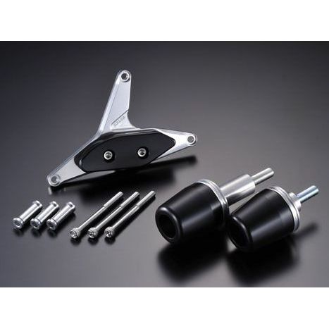 AGRAS レーシングスライダー 3点SET A スターター カラー ジュラコン/ホワイト タイプ ロゴ無 342-478-007 アグラス スライダー類 ZX-10R
