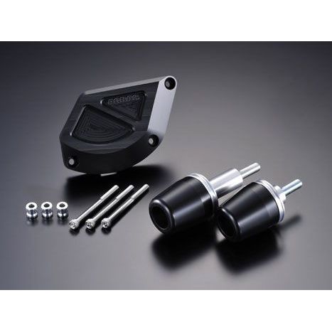 AGRAS レーシングスライダー 3点SET B スターター カラー ジュラコン/ブラック タイプ ロゴ無 342-478-009B アグラス スライダー類 ZX-10R｜パークアップ 店