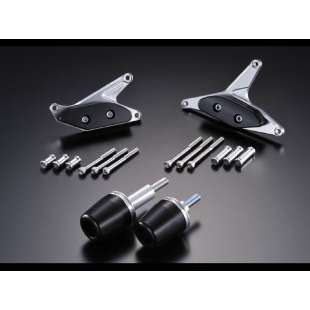 AGRAS レーシングスライダー 4点SET A カラー ジュラコン/ホワイト タイプ ロゴ無 342-478-011 アグラス スライダー類 ZX-10R