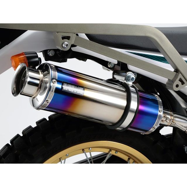 BEAMS SS300 SP（JMCA認定） スリップオンマフラー サイレンサー ヒートチタン G224-06-004 ビームス マフラー本体 SEROW250 Fi