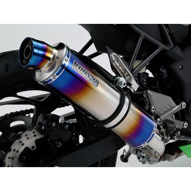 BMS RACING FACTORY R-EVO スリップオンマフラー 政府認証 サイレンサー ヒートチタン G425-53-P1J BMS マフラー本体 Z250SL|パークアップ 店