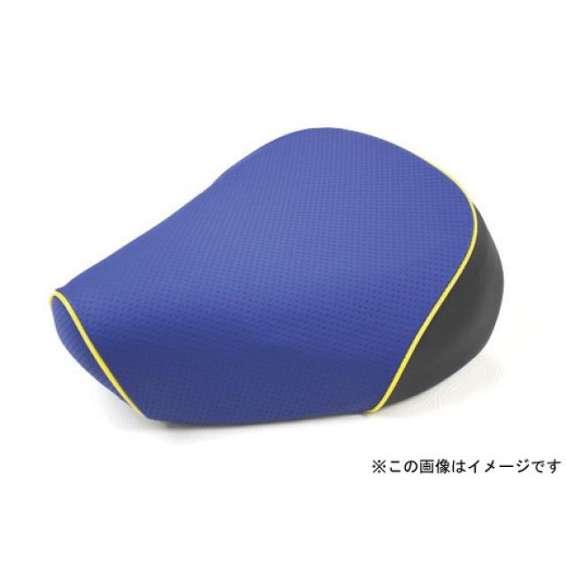 Grondement シグナスX SE44J（後期） 国産シートカバー エンボスブルー タイプ 張替 仕様 黄パイピング GH5555YC260P100 グロンドマン シート関連パーツ シグナスX