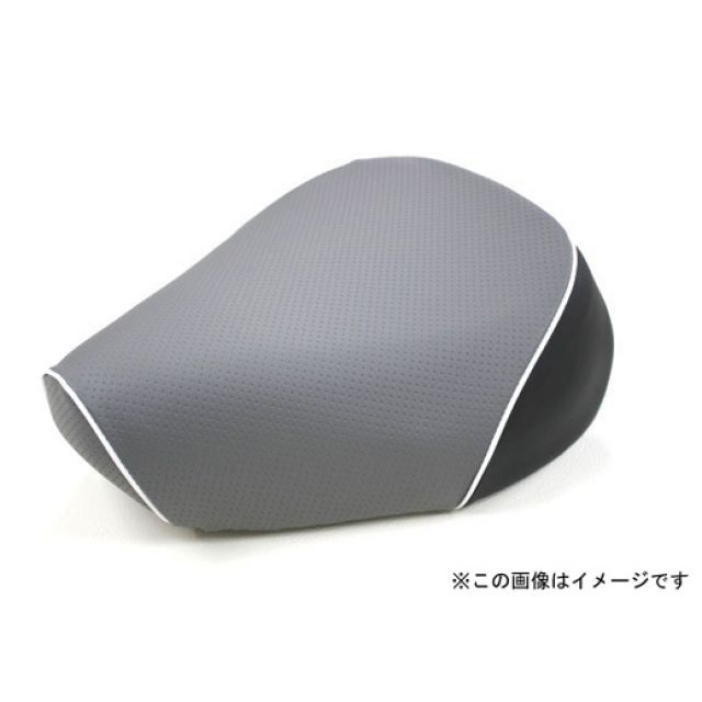 Grondement シグナスX（SE12J） 国産シートカバー エンボスグレー タイプ 張替 仕様 白パイピング GH103YC120P20 グロンドマン シート関連パーツ シグナスX