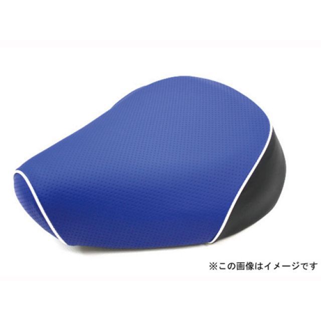 Grondement ジョグC（5BM/5EM） 国産シートカバー エンボスブルー タイプ 被せ 仕様 白パイピング GR27YC260P20 グロンドマン シート関連パーツ ジョグC