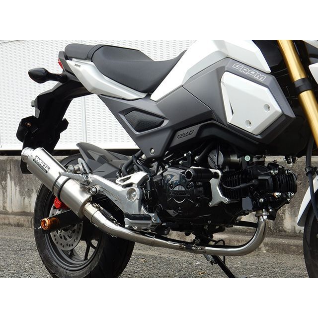 WR’S JMCA フルエキゾースト 仕様 チタンショートオーバル（ソリッド） LT1150JM ダブルアールズ マフラー本体 新型GROM