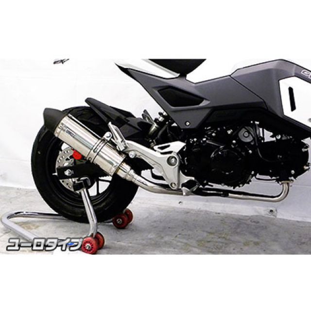 WirusWin グロム/MSX125（2型）用 ロイヤルマフラー ユーロタイプ（フルエキゾースト） オプション オプションC ウイルズウィン マフラー本体 グロム/MSX125（2型） 38,558円