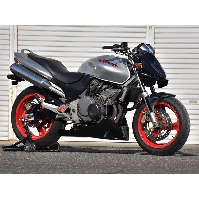 Saitaniya Factory フロントカウル レース 仕様 黒ゲル 3HH25FCR-B 才谷屋ファクトリー カウル・エアロ ホーネット250|パークアップ 店