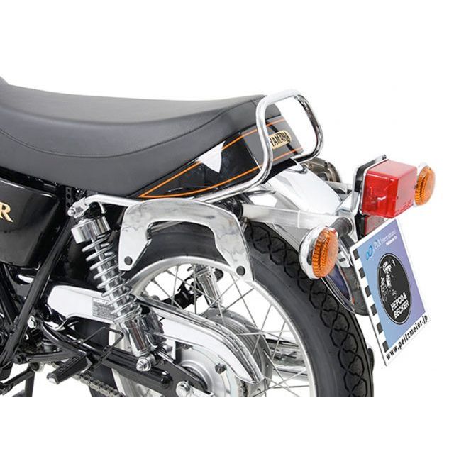 HEPCO＆BECKER サイドソフトケースホルダー（キャリア）「C-Bow」（ブラック） 630-4541-0002 ヘプコ＆ベッカー キャリア・サポート SR400｜パークアップ 店