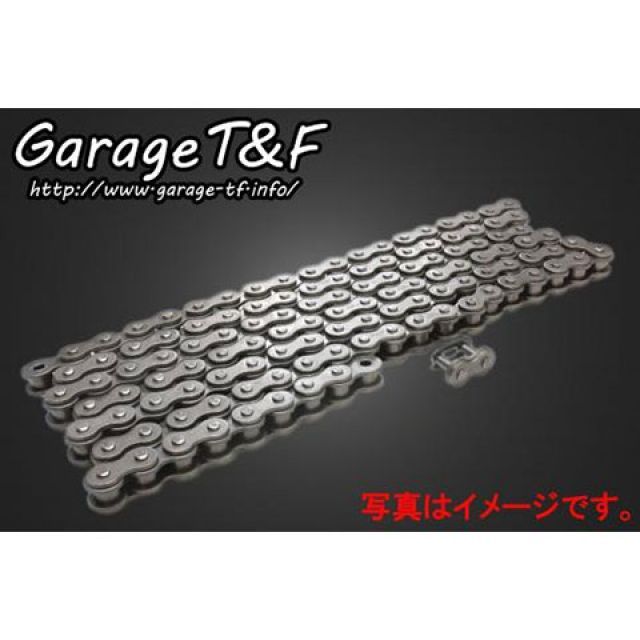 T&F チェーン（525-120L） クリップ仕様 ・W650CN01 ガレージT&F チェーン関連パーツ W650