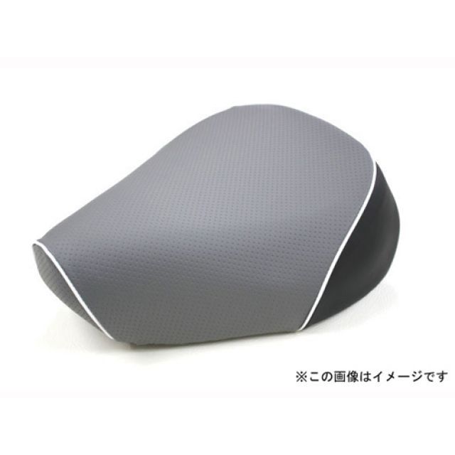 Grondement スーパージョグ/ZR（3YK） 国産シートカバー エンボスグレー タイプ 被せ 仕様 白パイピング GR24YC120P20 グロンドマン シート関連パーツ スーパージョグ/ZR 4,059円